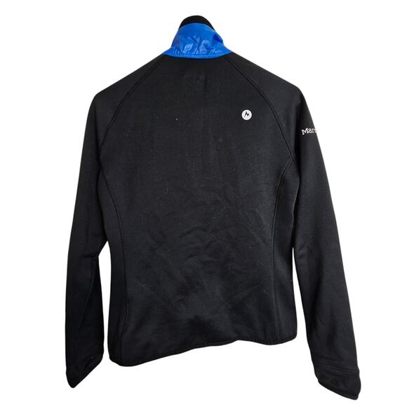 Marmot Jacket Women S Black Blue Zip Up Jacket Polartec Jacket Insulated Jacket - Picture 9 of 10
